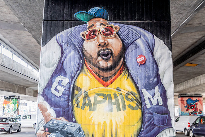 Donnersbergerbrücke: Street Art München