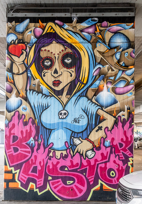Donnersbergerbrücke: Street Art München