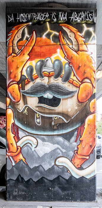 Donnersbergerbrücke: Street Art München