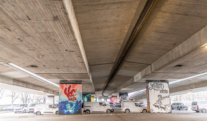 Donnersbergerbrücke: Street Art München
