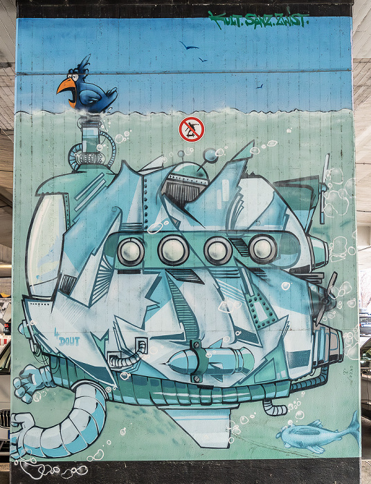 Donnersbergerbrücke: Street Art München