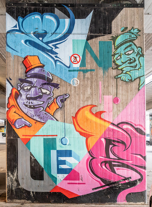 Donnersbergerbrücke: Street Art München