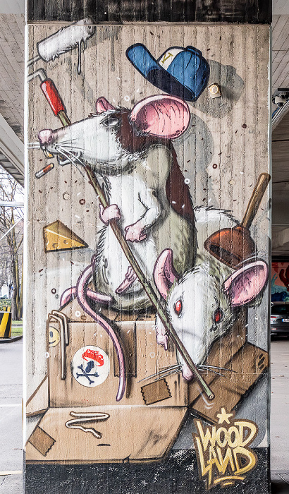 Donnersbergerbrücke: Street Art München