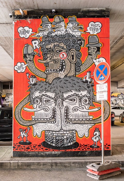 Donnersbergerbrücke: Street Art München