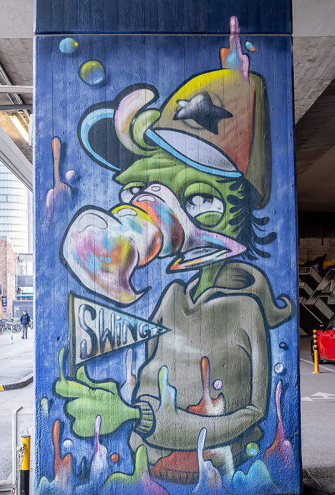 Donnersbergerbrücke: Street Art München