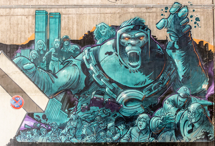 Donnersbergerbrücke: Street Art München