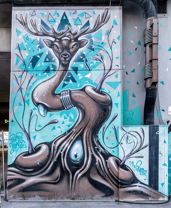 Donnersbergerbrücke: Street Art München