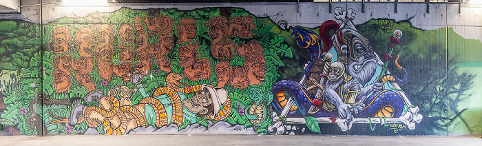 Donnersbergerbrücke: Street Art München