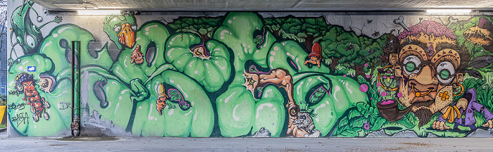 Donnersbergerbrücke: Street Art München