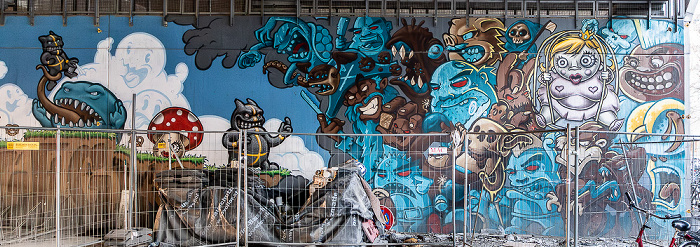 Donnersbergerbrücke: Street Art München