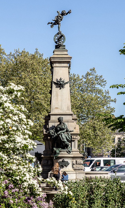 Nürnberg Fürther Straße: Ludwig-Eisenbahn-Denkmalbrunnen