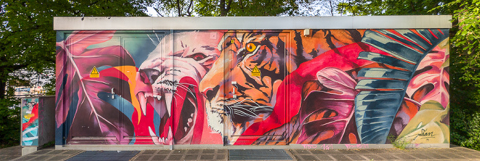 Nürnberg Schultheißallee: Street Art