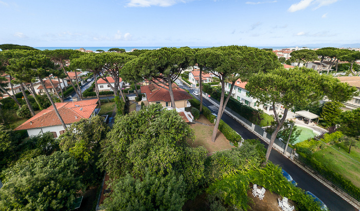 Blick vom Hotel Venezia Marina di Pietrasanta