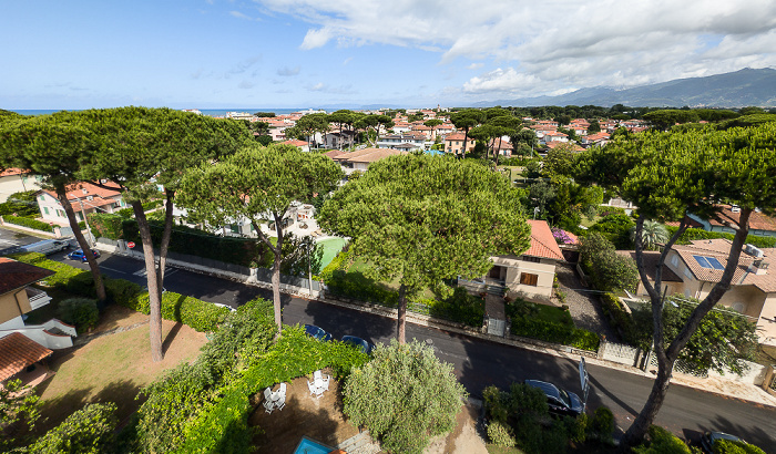 Blick vom Hotel Venezia Marina di Pietrasanta