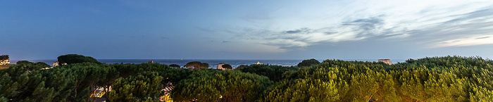 Blick vom Hotel Venezia Marina di Pietrasanta