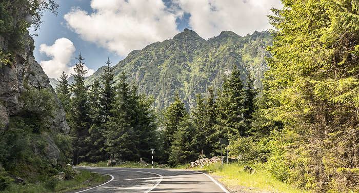 Munții Făgăraș (Făgăraș-Gebirge) Transfăgărășan (Transfogarascher Hochstraße)