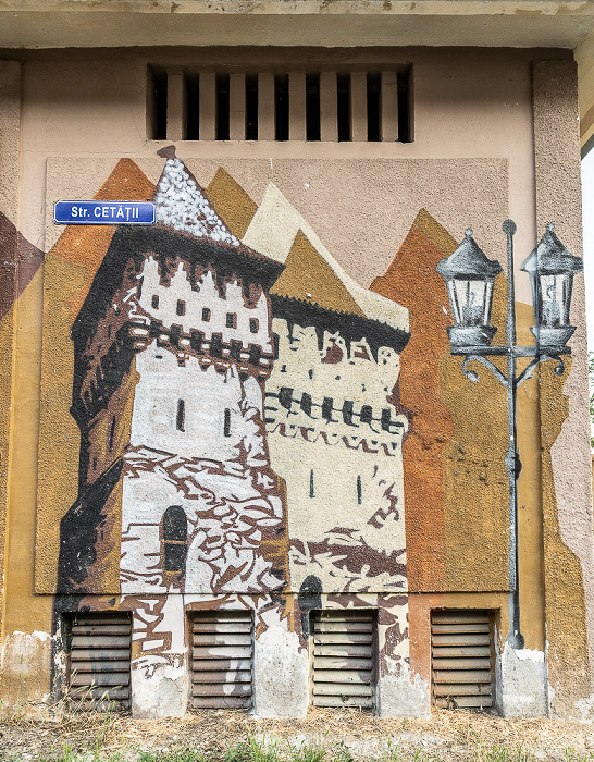 Strada Cetății (Harteneckgasse): Street Art Sibiu (Hermannstadt)