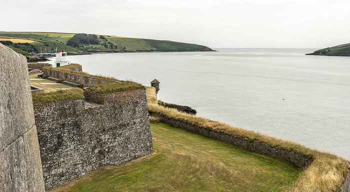 Blick vom Charles Fort: Kinsale Harbour, Keltische See (Atlantik) Kinsale