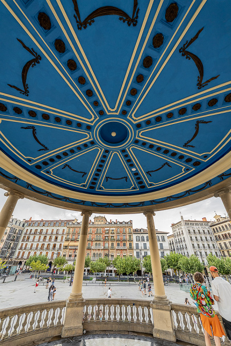 Plaza del Castillo: Kiosco de la Plaza del Castillo Pamplona