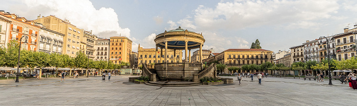 Plaza del Castillo: Kiosco de la Plaza del Castillo Pamplona