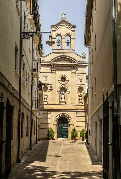 Calle Salsipuedes kalea: Iglesia de San José Pamplona