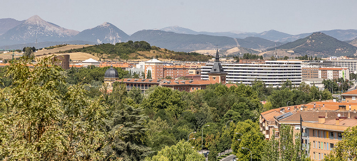 Blick von der Paseo de Ronda (Ingurubidea) Pamplona