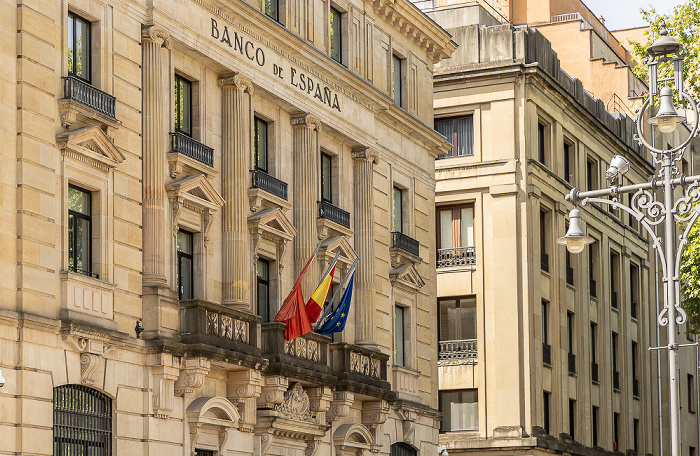 Paseo Sarasate: Antiguo Banco de España Pamplona