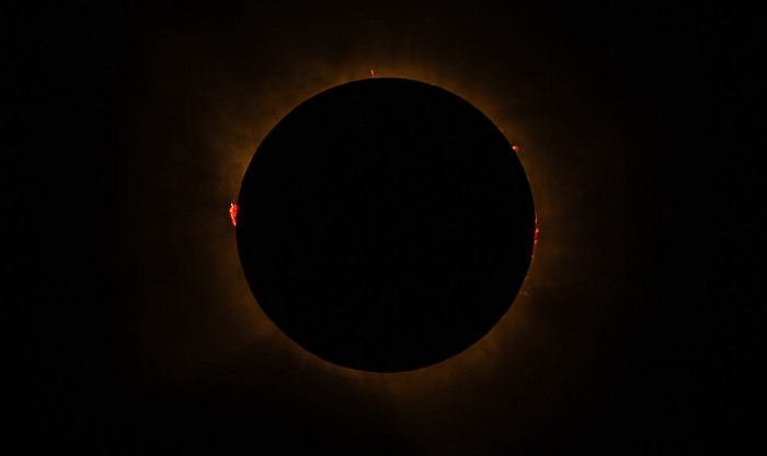 Saragossa Parque del Agua Luis Buñuel: Totale Sonnenfinsternis