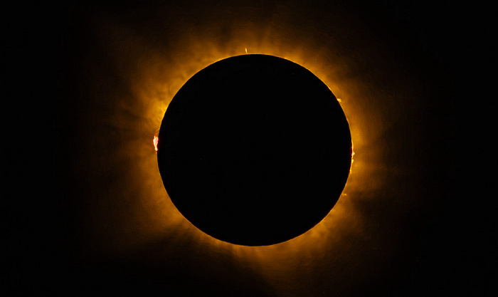 Saragossa Parque del Agua Luis Buñuel: Totale Sonnenfinsternis