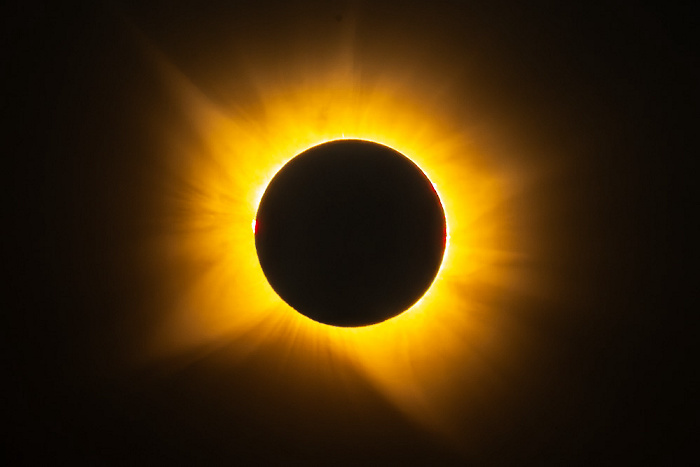 Saragossa Parque del Agua Luis Buñuel: Totale Sonnenfinsternis
