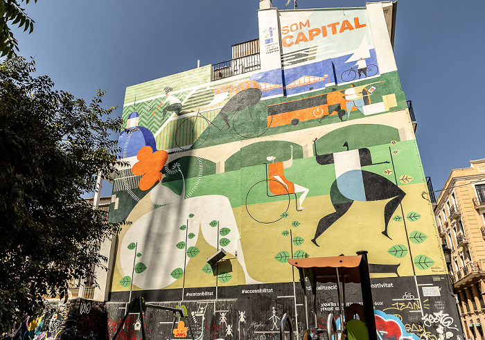 Plaza de Mosén Sorell: Street Art Valencia