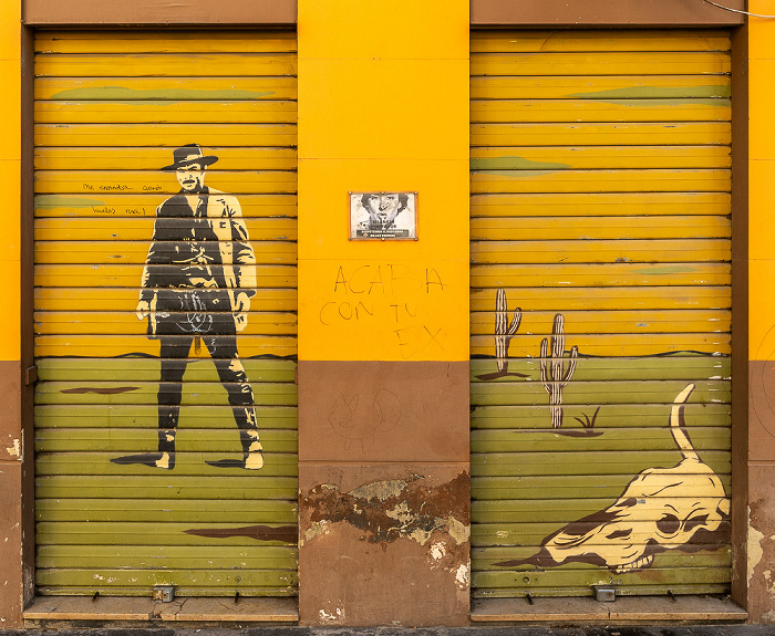 Plaza de Pere Borrego i Galindo (Fallero): Street Art Valencia
