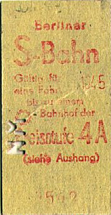 Berlin S-Bahn-Fahrschein
