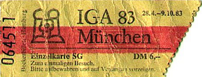 München Internationale Gartenbauausstellung IGA '83