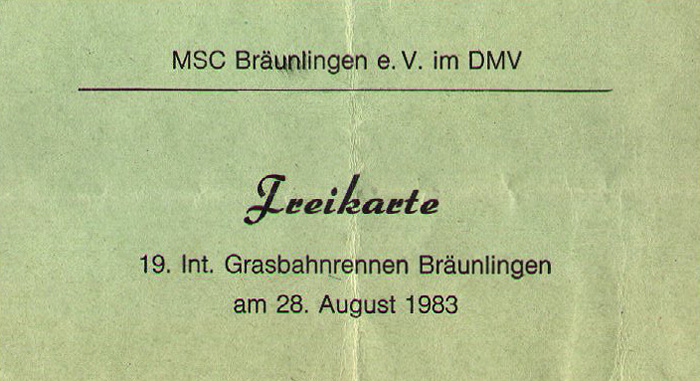 Bräunlingen Grasbahnrennen