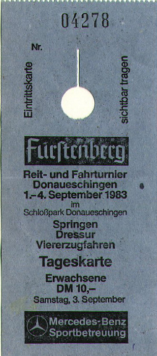 Donaueschingen Reitturnier