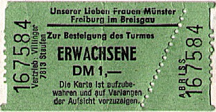 Turmbesteigung Freiburger Münster