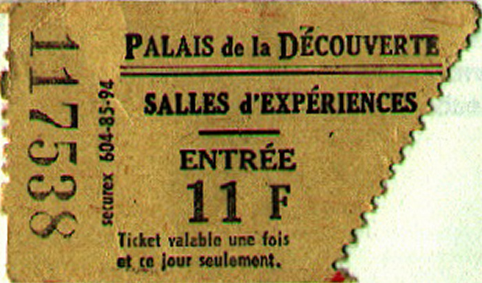 Paris Palais de la Découverte