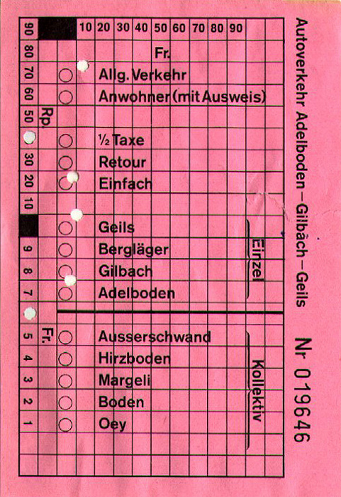 Adelboden Autoverkehr