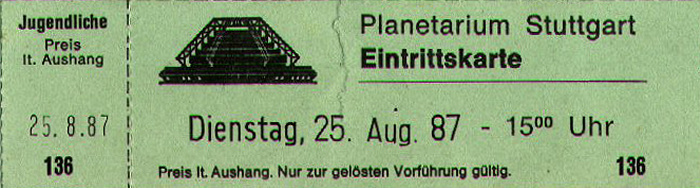 Stuttgart Planetarium: Begegnungen der ersten Art