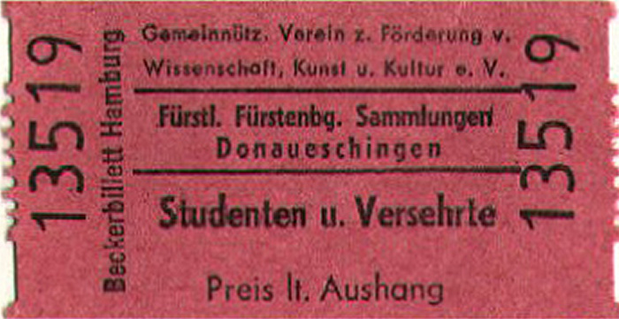 Donaueschingen Fürstlich Fürstenbergische Sammlungen