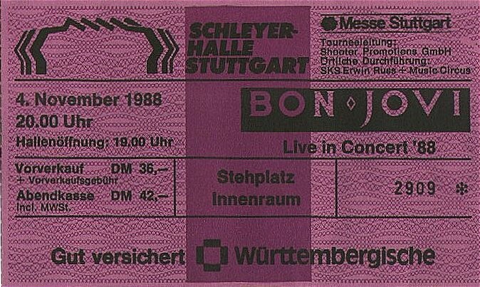 Stuttgart H.-M.-Schleyer-Halle: Bon Jovi