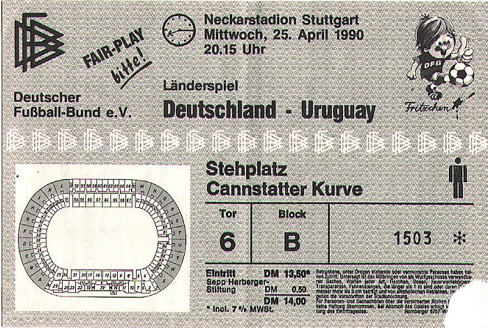 Stuttgart Neckarstadion: Fußball-Freundschaftsländerspiel Deutschland - Uruguay Mercedes-Benz Arena