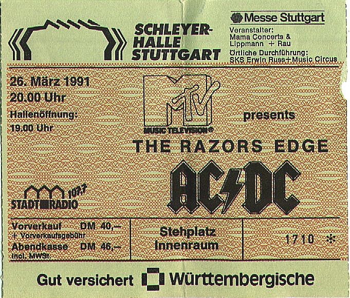 Stuttgart H.-M.-Schleyer-Halle: AC/DC