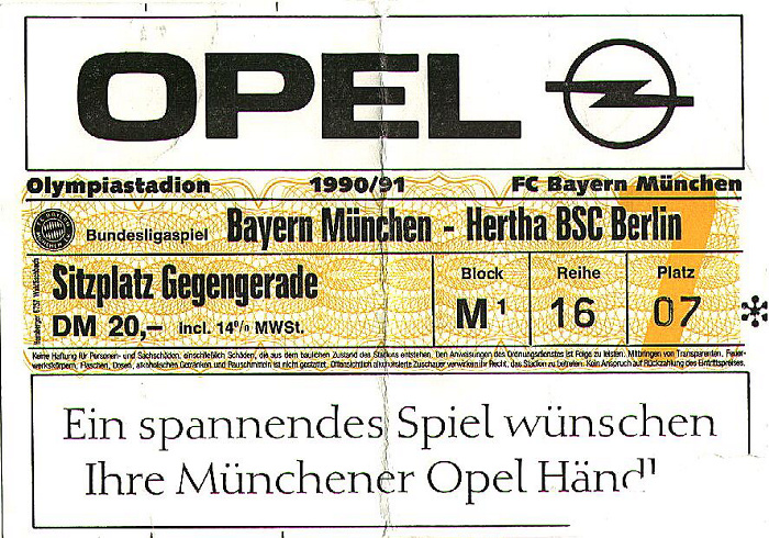 München Olympiastadion: Bundesligaspiel FC Bayern - Hertha BSC Berlin