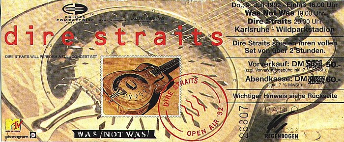 Karlsruhe Wildparkstadion: Dire Straits