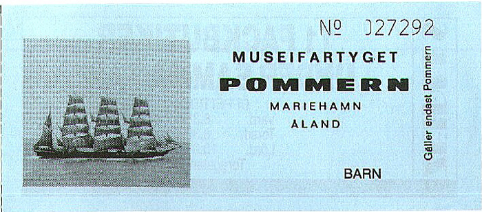 Mariehamn Museumsschiff Pommern