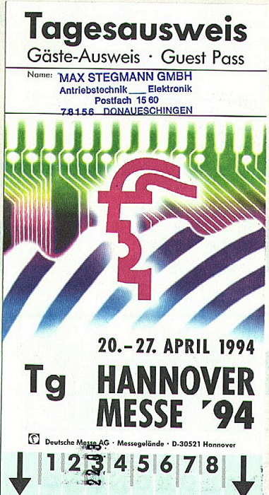 Messegelände Hannover: Hannover Messe 94