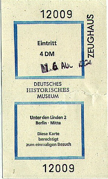 Berlin Deutsches Historisches Museum im Zeughaus