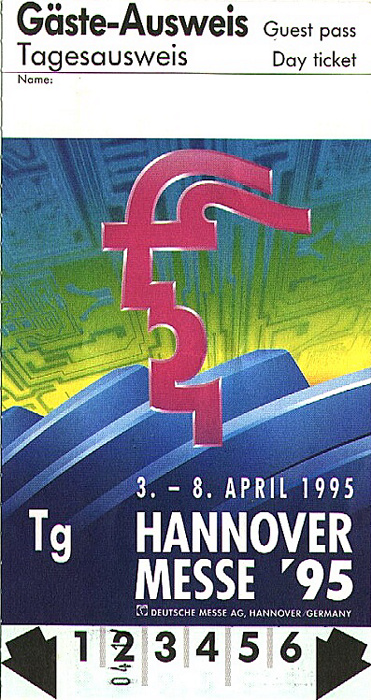 Messegelände Hannover: Hannover Messe 95 4./7.4.